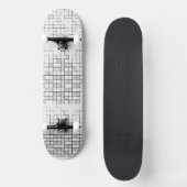 Skateboard Verrouillé sur la grille (Recto)