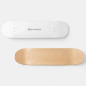 Skateboard Vers de livre (Horz)