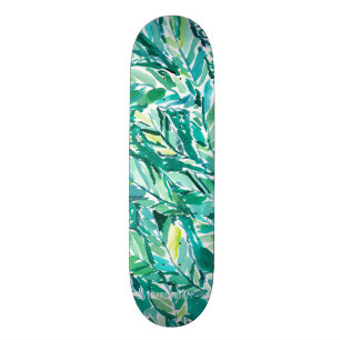 Skateboard Vert de JUNGLE de FEUILLE de BANANE tropical