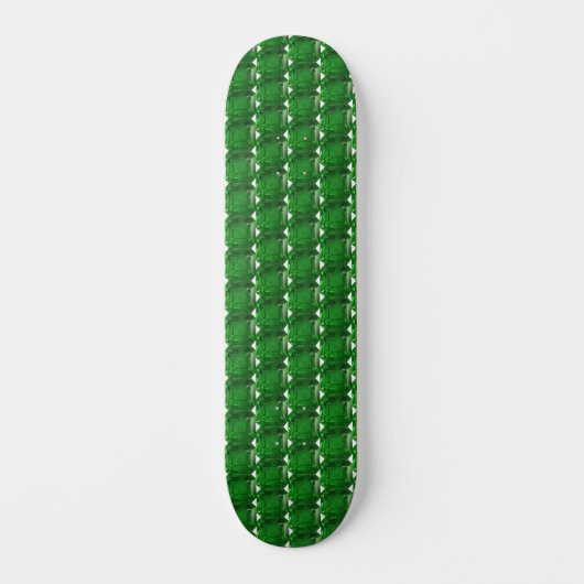 Skateboard Vert émeraude (Recto)