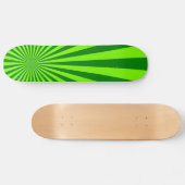 Skateboard Vert et art abstrait rayé génial de chaux (Horz)