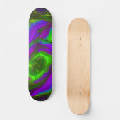 Skateboard vert et violet (Recto)
