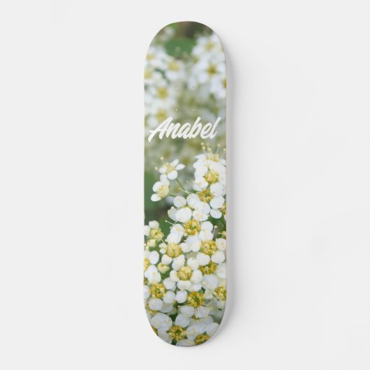 Skateboard Vert fleur (Recto)