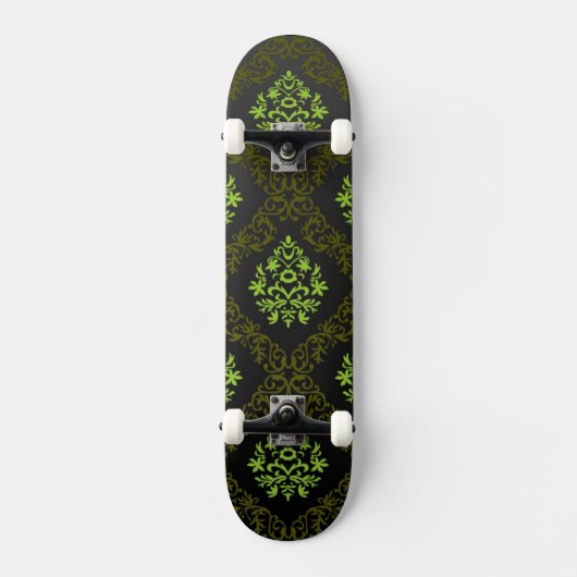 Skateboard Vert floral de papier peint (Recto)