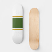 Skateboard Vert foncé Brown rayures de course Arrière - plan (Recto)