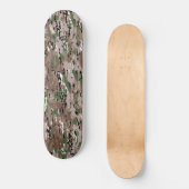 Skateboard Vert Kaki Camouflage de Forêt (Recto)