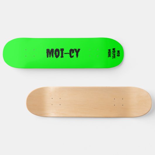 Skateboard vert néon (Horz)