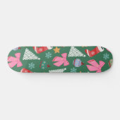 Skateboard Vert Noël mignon (Horz)
