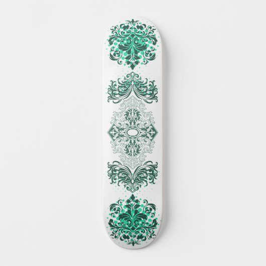 Skateboard Vert ornemental Arabesque (Recto)
