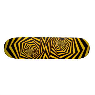 Skateboard Veste-Planche à roulettes jaune