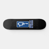 Skateboard Vétéran handicapé invalide (Horz)