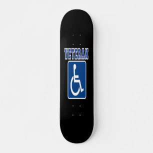 Skateboard Vétéran handicapé invalide