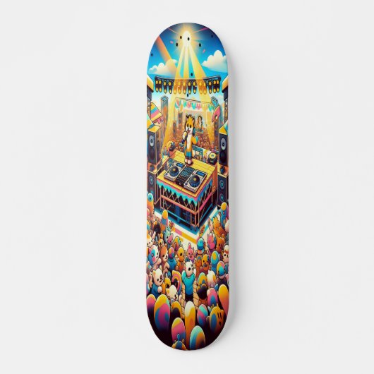 Skateboard Vibes de fête de jour (Devant)