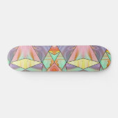 Skateboard Vibes en marbre Les années 70 Boho (Horz)