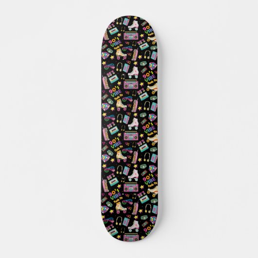 Skateboard Vibes Hip hop des années 90 Retro m'a rendu Motif (Devant)