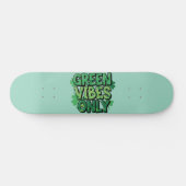 Skateboard Vibes vertes seulement Saint Patrick's Day (Horz)