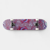 Skateboard Vibrant brillant Super trippy fractionner l'art fr (Horz)