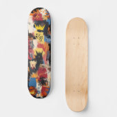 Skateboard Vibrant inspiré des graffitis avec un art abstrait (Recto)