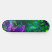 Skateboard Vibrant violet vert Jungle tropicale (Horz)