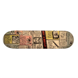 Skateboard Vieille plate-forme comique #2 d'annonce
