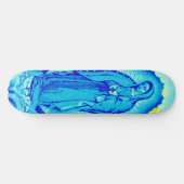 Skateboard Vierge Marie Patinage Bleu Deck (Horz)