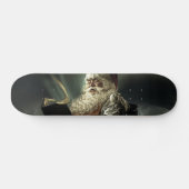 Skateboard Vieux Père Noël Lire Sa Liste (Horz)