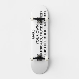 Skateboard Vieux Skool fait sur commande 8,5" planche à