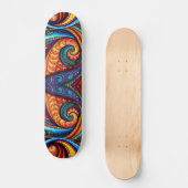 Skateboard Vif Fils Colorés (Recto)