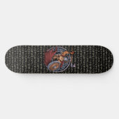 Skateboard Viking Runes Valhalla Bound Warrior (Horz)