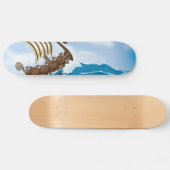 Skateboard Viking Ship (Horz)