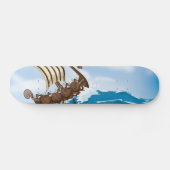 Skateboard Viking Ship (Horz)