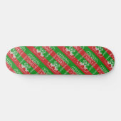 Skateboard Vilain pull motif sonnettes Joyeux fils Xmas (Horz)
