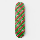 Skateboard Vilain pull motif sonnettes Joyeux fils Xmas (Recto)