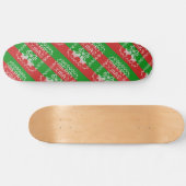 Skateboard Vilain pull motif sonnettes Joyeux fils Xmas (Horz)
