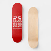 Skateboard Vilain Sweater QR Code Bonne année! (Recto)