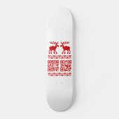 Skateboard Vilain Sweater QR Code Bonne année! (Recto)