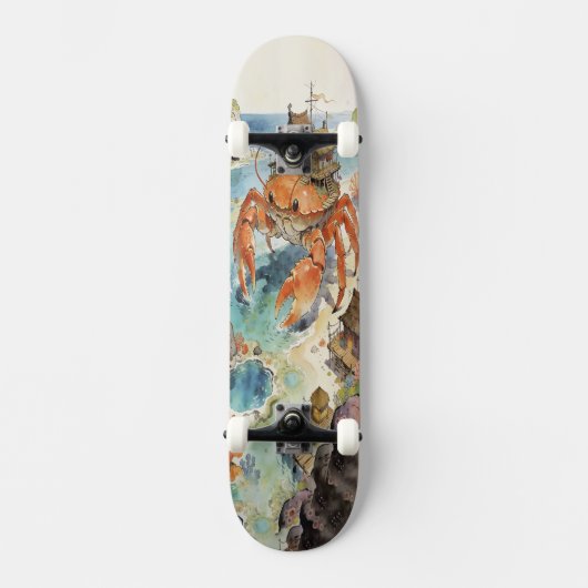 Skateboard Village de l'île du Crabe géant (Recto)