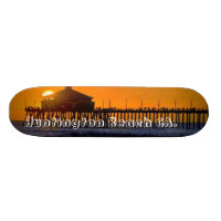 Ville de surf de Huntington Beach patinant !. -