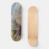 Skateboard Vincent van Gogh - Bateaux de pêche sur la plage (Recto)