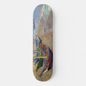Skateboard Vincent van Gogh - Bateaux de pêche sur la plage (Recto)