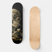 Skateboard Vincent van Gogh - Crâne avec cigarette brûlante (Recto)