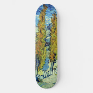 Skateboard Vincent Van Gogh Deux peupliers à Saint-Rémy