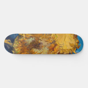 Skateboard Vincent van Gogh - Deux tournesols coupés