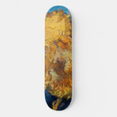 Skateboard Vincent van Gogh - Deux tournesols coupés (Recto)