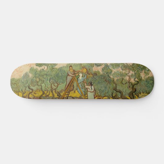 Skateboard Vincent van Gogh - Femmes cueillette d'olives (Horz)
