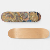 Skateboard Vincent van Gogh - Fleurs de soleil coupées en qua (Horz)