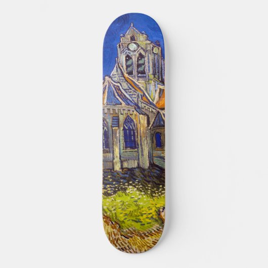 Skateboard Vincent van Gogh - L'église d'Auvers (Recto)