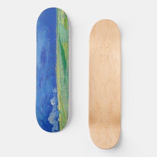 Skateboard Vincent van Gogh - Les champs de roues sous Thunde (Recto)