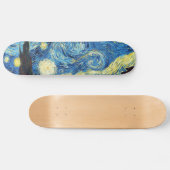 Skateboard Vincent van Gogh - nuit étoilée (Horz)