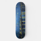 Skateboard Vincent van Gogh - Nuit étoilée sur le Rhône (Recto)